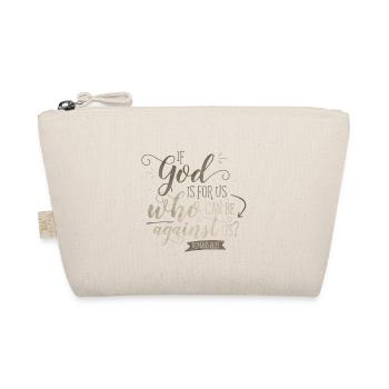 If God Is For Us - Bio-Täschchen - Natur - Vorne