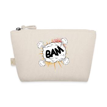 Bam Comic Kampf Wolke für eigene Texte & Motive - Bio-Täschchen - Natur - Vorne