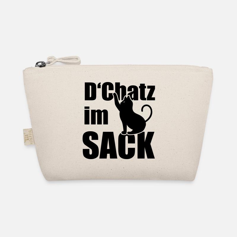 d Chatz im Sack - Vectorgraphic =Change the Colors Bio-Täschchen