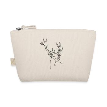 Deer the spirit of the forest - Organic Pouch - nature - Front