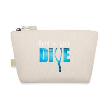 lets go dive - Organic Pouch - nature - Front