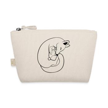 Fox & rabbit - Organic Pouch - nature - Front