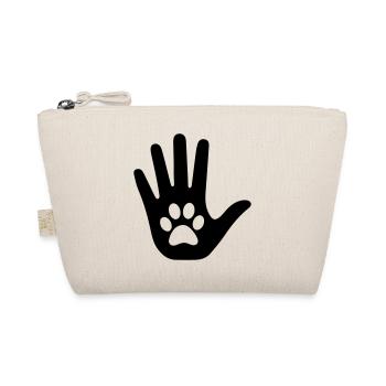 HandmitPfote - Bio-Täschchen - Natur - Vorne