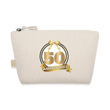 50th Anniversary Golden Wedding Anniversary - Organic Pouch - nature - Front