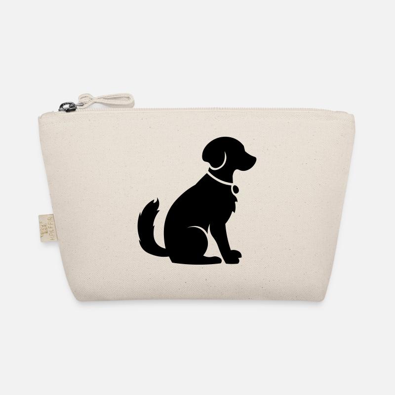 Dog shadow dog vector figure Organic Pouch