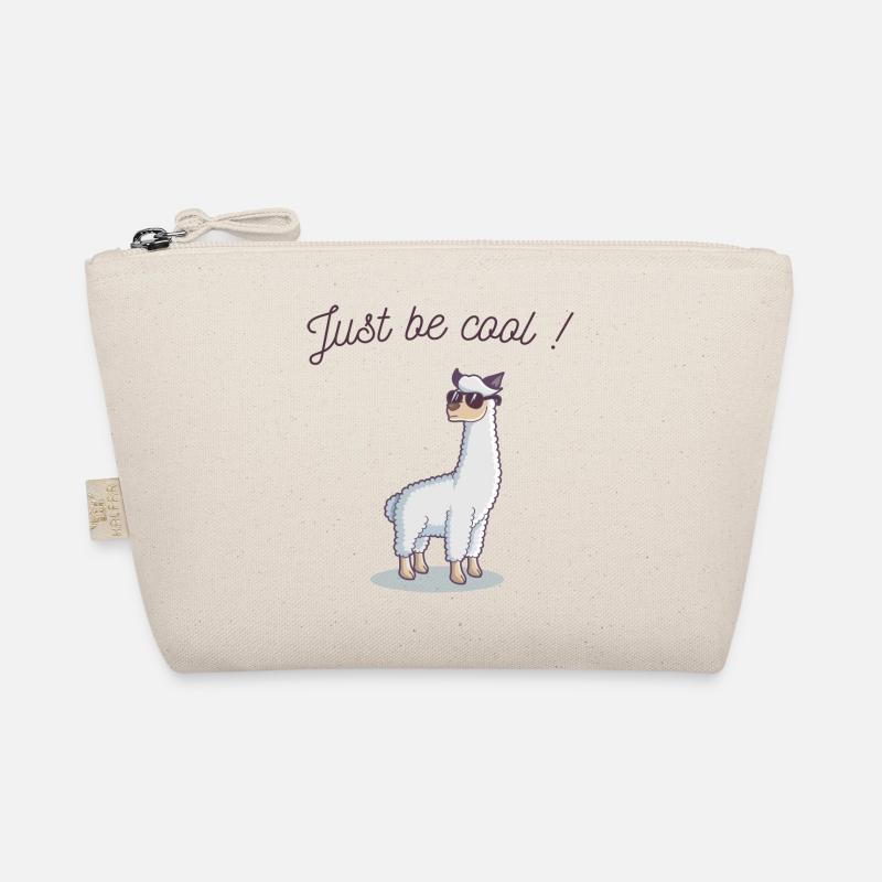 Just be cool! Cool llama Organic Pouch