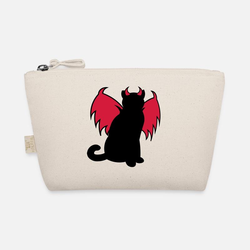 Devil Cat / Teufelskatze / chat diable / gift idea Organic Pouch