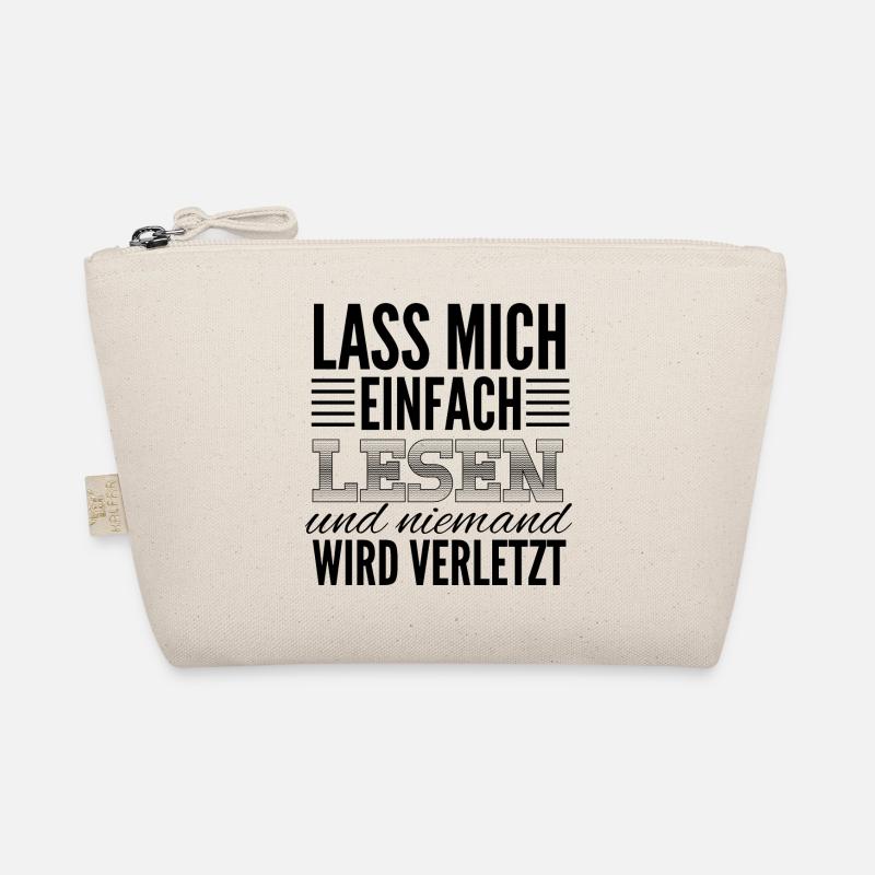 Lass mich einfach lesen und niemand wird verletzt Bio-Täschchen