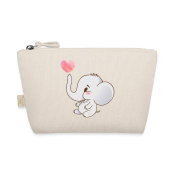 Lanceur de cœur Motifs d’éléphant - Trousse biologique - nature - Devant