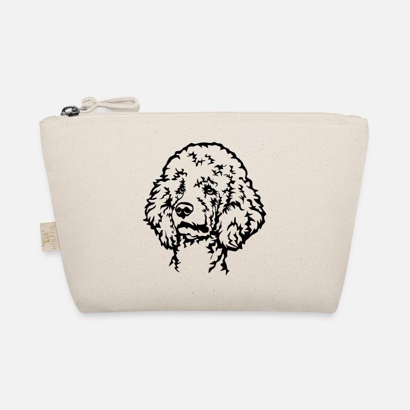 Poodle Head Organic Pouch