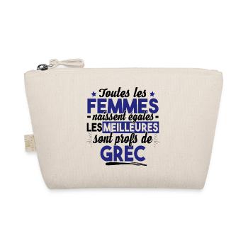 Prof Professeur Grec Métier Grèce Cadeau Noël - Trousse biologique - nature - Devant
