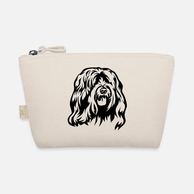 Tibet Terrier Kopf Bio-Täschchen