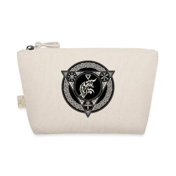 Zodiac sign Viking bull - Organic Pouch - nature - Front