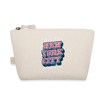 New York City NYC USA America City Font - Organic Pouch - nature - Front