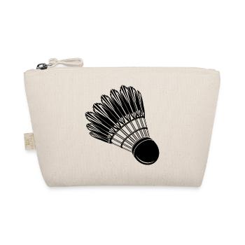 Badminton Badminton Badminton Drawing - Organic Pouch - nature - Front