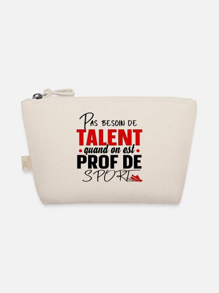Prof de Sport Professeur Métier Cadeau Humour - Trousse biologique - nature
