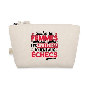 Jeux d'échecs Cadeau Humour Amie Collègue - Trousse biologique - nature - Devant