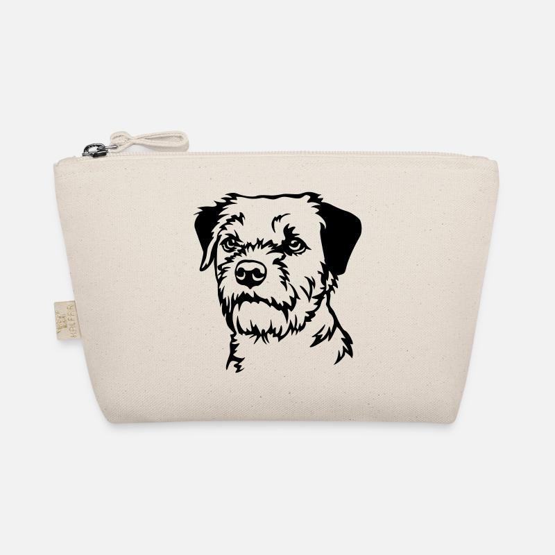 Border Terrier Kopf Bio-Täschchen