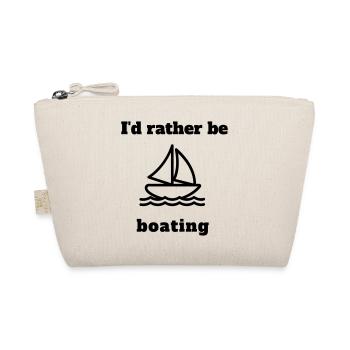 I'd rather be boating - Bio-Täschchen - Natur - Vorne