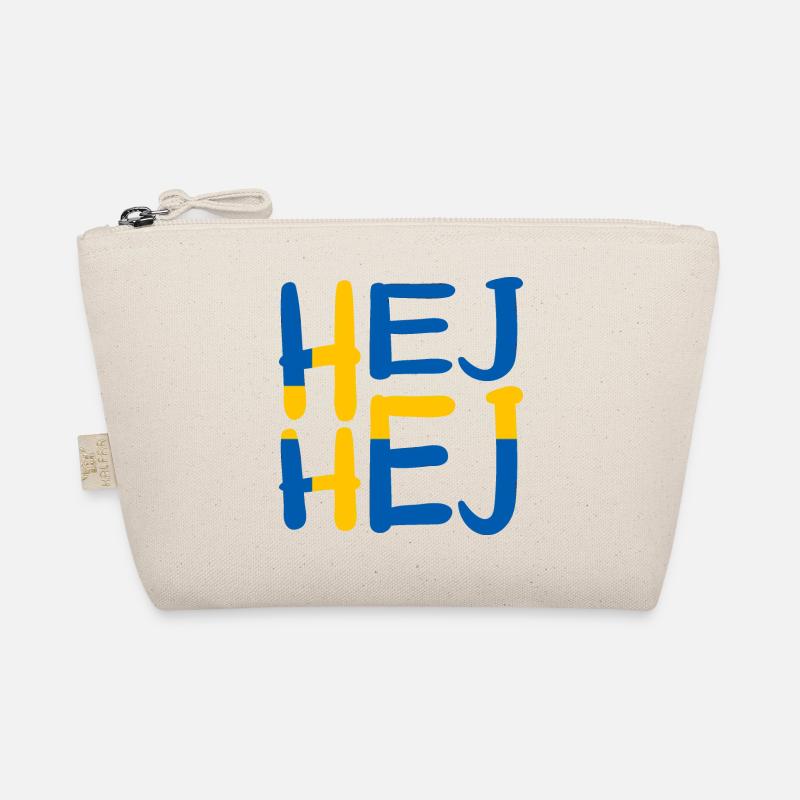 HEJ HEJ SCHWEDEN - Bio-Täschchen - Natur