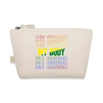 My Body My Decision - Organic Pouch - nature - Front
