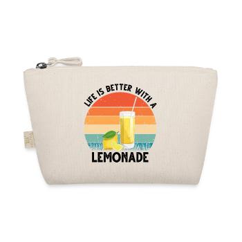 Lemon Design Lemonades Stand Boss Lemon Sale - Organic Pouch - nature - Front