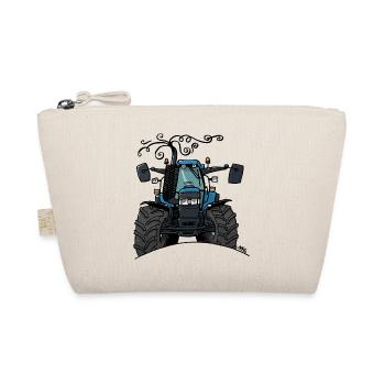 0503 BlueTractor TM115 - Organic Pouch - nature - Front