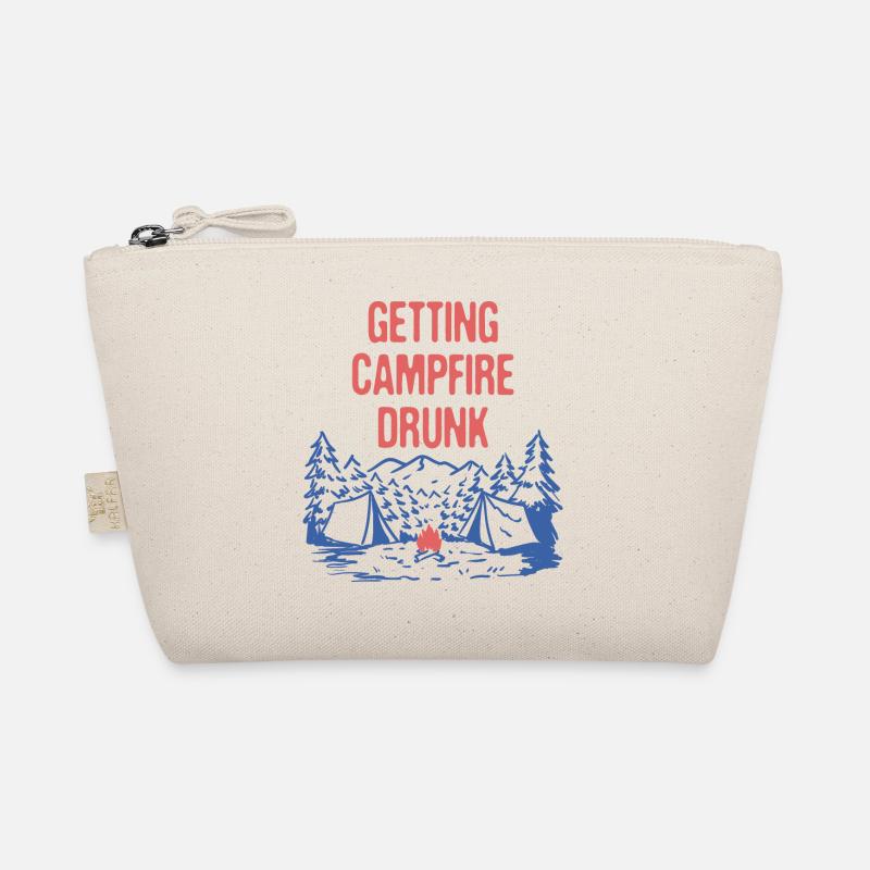 Getting Campfire Drunk Camping Party Camper Organic Pouch
