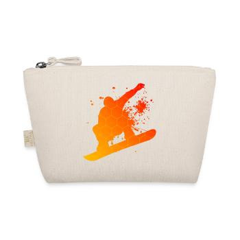 Femmes hommes snowboarders snowboard sports d'hiver - Trousse biologique - nature - Devant