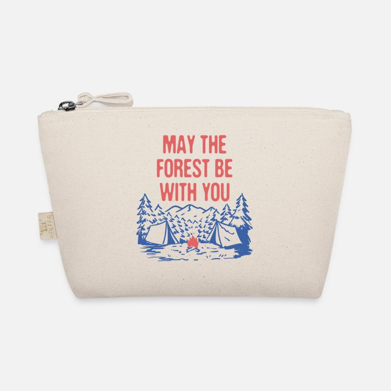 Que la forêt soit avec vous Drôle d’humour de camping Trousse biologique