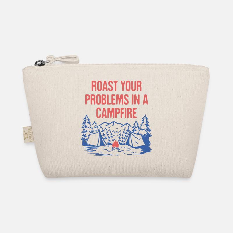 Roast Problems in a Campfire Positivity Camping Organic Pouch