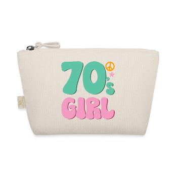 70s Girl 70s Girl Hippie - Organic Pouch - nature - Front