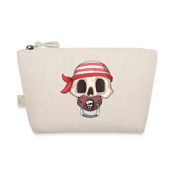 Piratenbaby / Baby Pirat - Bio-Täschchen - Natur - Vorne
