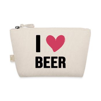 beer toast biergarten i love beer - Organic Pouch - nature - Front