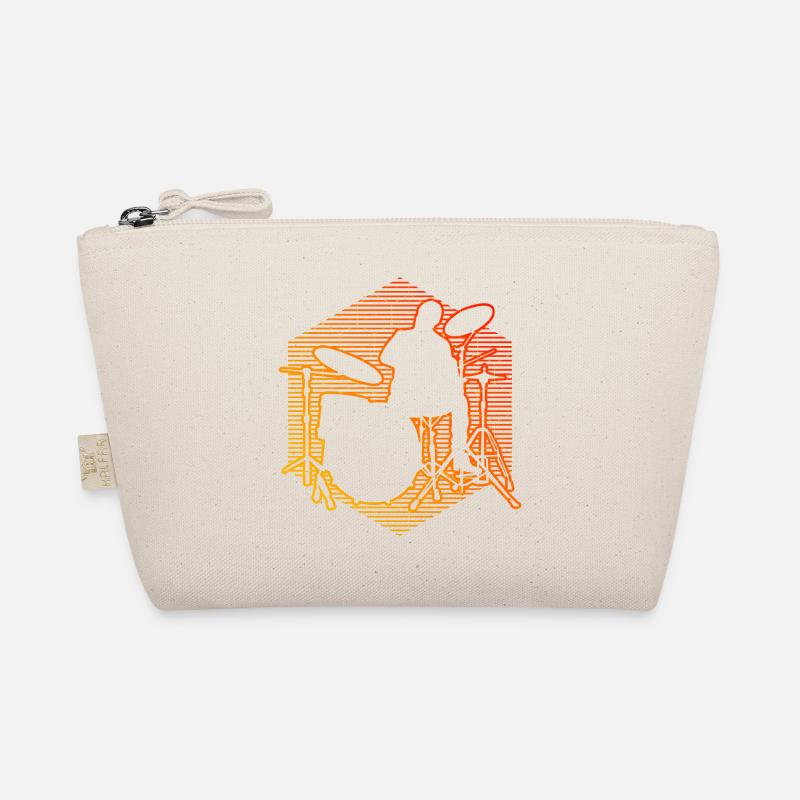 Drums Drummer Drum Kit Ladies Organic Pouch