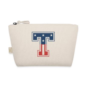 Buchstabe T USA - Bio-Täschchen - Natur - Vorne