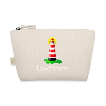 Leuchtturm - Bio-Täschchen - Natur - Vorne