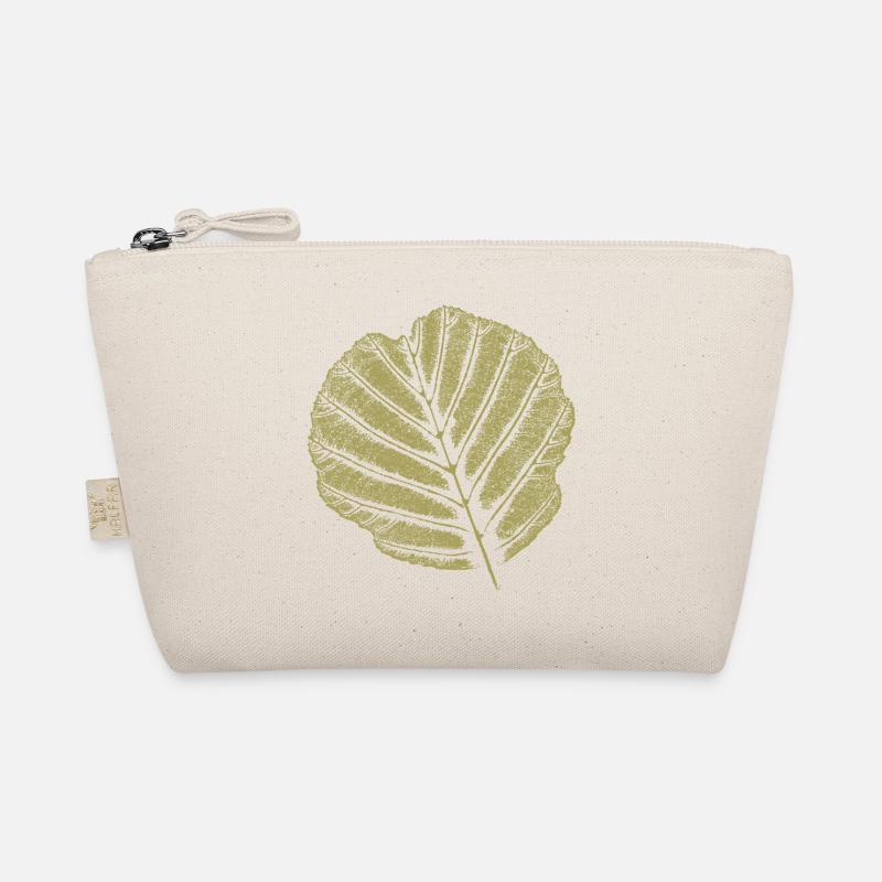 Leaf Alder / KHAKI Organic Pouch