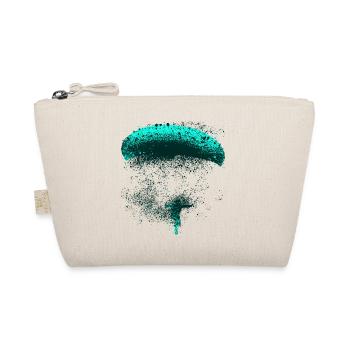 Paraglider splash blue - Organic Pouch - nature - Front
