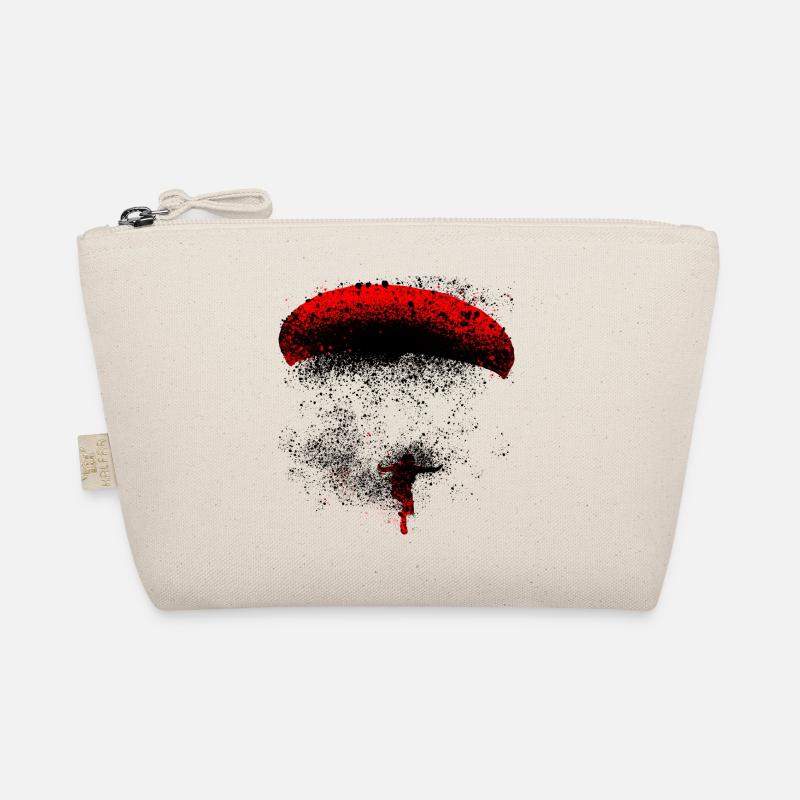 Paraglider Spritzer rot - Bio-Täschchen - Natur