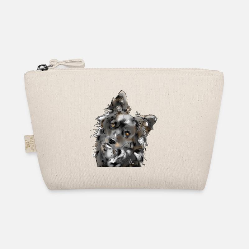Australian Shepherd - Bio-Täschchen - Natur