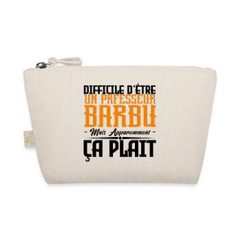 professeur barbu, citations barbe, cadeau Idée - Trousse biologique - nature - Devant