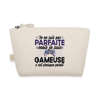 Gameuse Gaming Gamer Geek Jeux Vidéo Cadeau - Trousse biologique - nature - Devant