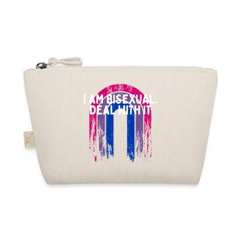 Je suis bisexuel Deal with It Bi Dictons Bi Pride - Trousse biologique - nature - Devant
