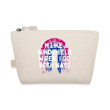 Je vais dans les deux sens Bisexuel LGBTQ Bi Pride Drôle de papa - Trousse biologique - nature - Devant