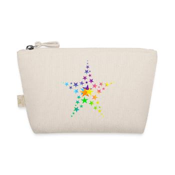 Stars colorful stars many stars - Organic Pouch - nature - Front