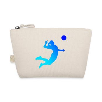 Volley Volleyballspielen Volleyball Herren - Bio-Täschchen - Natur - Vorne