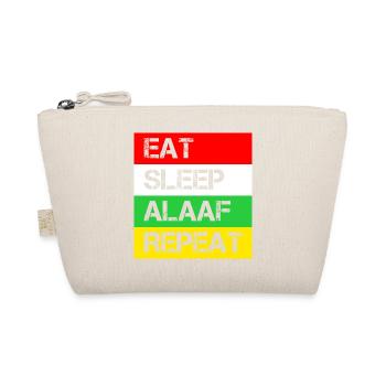 Eat Sleep Alaaf Repeat | Carnival Cologne Celebrations - Organic Pouch - nature - Front