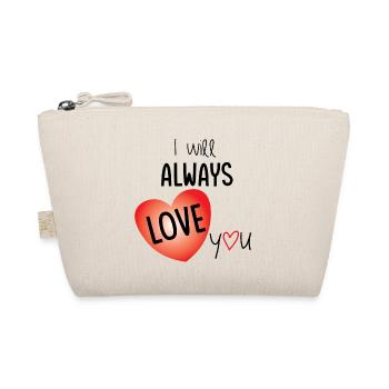 I will always love you - love illustration - Organic Pouch - nature - Front