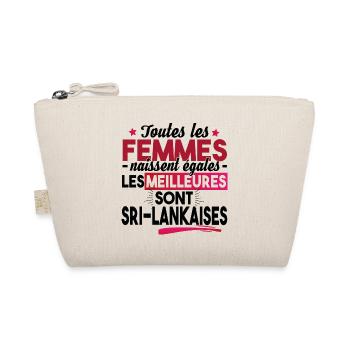 Sri Lankaise Sri Lanka Pays Asie Cadeau T-shirt - Trousse biologique - nature - Devant